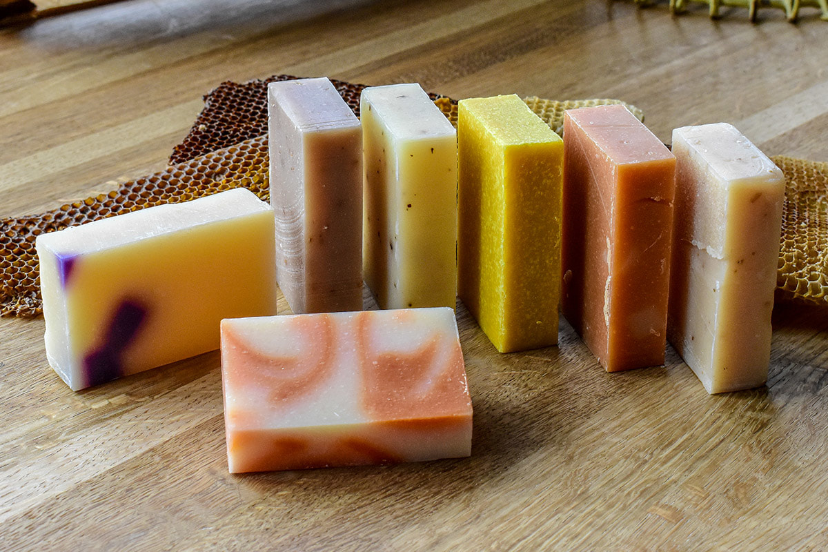 bar soap in kitchen